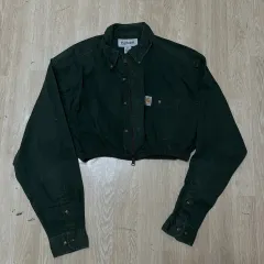 Carhartt カーハート WIP レディース コットン クロップド ウォーク シャツ ジャケット XLのサムネイル