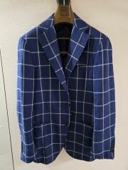 美品・正規品】GUCCI リネン リゾート ギンガムチェック ジャケット 46 