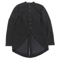 YOHJI YAMAMOTO ヨウジヤマモト POUR HOMME 燕尾ジャケット スタンドカラー アウター メンズ ウール ブラック M 1993AWのサムネイル