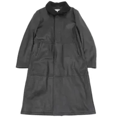 EMPORIO ARMANI エンポリオアルマーニ コート アウター メンズ ラムレザー ブラック 46 2000’sのサムネイル
