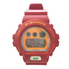 CASIO G쇼크 에반게리온 신극장판:2.0 아스카 모델 레드 DW-6900FS 맨즈 손목시계 중고 미품 T11268875