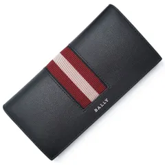 バリー 6309713 Jocker BALIRO.DSH レザー ブラック 二つ折り長財布 シルバー金具 箱付 BALLY（新品・未使用品）のサムネイル