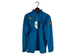 お買い得品！【中古ゴルフウェア】【超美品】FILA(フィラ) 長袖ポロシャツ L