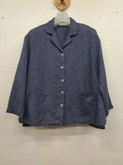 美品 YMC／ワイエムシー☆ 和柄 コットンリネン シャツジャケット 