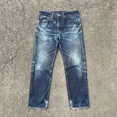 リーバイス505 Levis W34 鬼ヒゲ ハチノス 青 古着 21207 - メルカリ