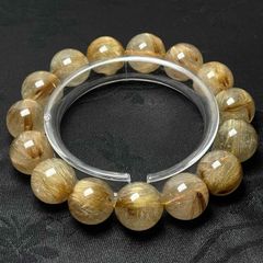 10%OFF 絶賛 EU製 ☆極!極満針ルチルクォーツ☆ブレスレット