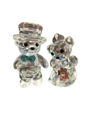 SWAROVSKI/スワロフスキー/ペア/熊の置物/あなたとわたし/クリスベア/FC3622のサムネイル