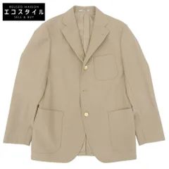 J.PRESS　ジェイプレス　新品同様 GREEN ウール 金釦 3Bジャケット ブレザー メンズ ベージュ 38 23AW　38のサムネイル