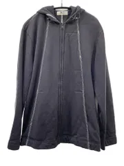 イッセイミヤケ ISSEY MIYAKE 90's im product men ステッチ ライン パーカー LJ14-JL068-26 ブラック Mサイズ 601MT-31のサムネイル