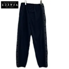 VETEMENTS　ヴェトモン　ネイビー MSS18PA27 サイドライントラックナイロンパンツ　Lのサムネイル