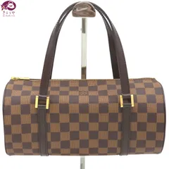 LOUIS VUITTON ルイヴィトン N51304 パピヨン26 ダミエ エベヌ ハンドバッグ ショルダーバッグ 幅27.5㎝ ハンドル長さ約40㎝ ダミエ・エベヌ キャンバス レザー ゴールドカラーメタル フランス製のサムネイル