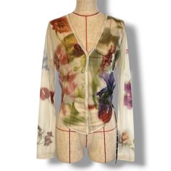 Vivienne Westwood 花柄 シアー 長袖 カーディガン - メルカリ