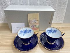未使用】ニッコー 金沢コレクション 菊型碗皿 カップ＆ソーサー 2客