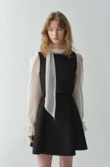 Tulle X Feather Ruffle Dress sheller - メルカリ