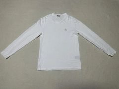 DOLCE&GABBANA 長袖Tシャツ ロゴワンポイント 46 イタリア製 黒