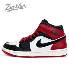 NIKE AIR JORDAN 1 ナイキ エア ジョーダン 1 ホワイト レッド ブラック 白 黒 赤 27cm メンズ スニーカー U10912 136085-102のサムネイル