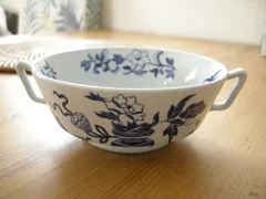 イギリス中古　スポード   BLUE BOWPOTのサムネイル
