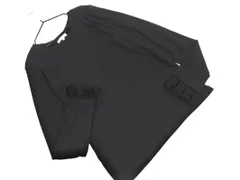 GLOBAL WORK グローバルワーク レース カットソー sizeL/黒 ■◇ レディース