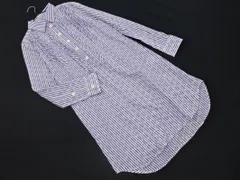 新品 KEITA MARUYAMA ケイタマルヤマ ストライプ シャツ ワンピース sizeONE/青 ■◇ レディースのサムネイル