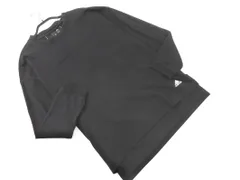 adidas アディダス 長袖 Tシャツ sizeL/黒 ■◇ メンズ