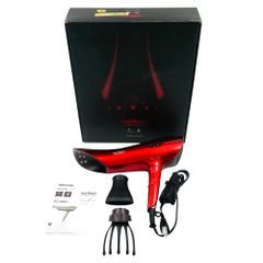 美品】アデランス ヘアドライヤー N-LED SONIC AD-HR01-R レッド
