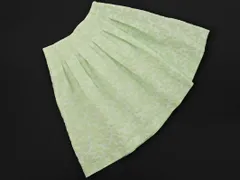 M S GRACY エムズグレイシー 花柄 ジャガード タック スカート size36/ミント ■◇ レディースのサムネイル