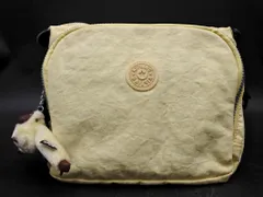 Kipling キプリング キーホルダー付き ショルダー バッグ ライトイエロー ■■ メンズのサムネイル