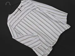 J.PRESS ジェイプレス ストライプ ブラウス シャツ sizeT13/白ｘ水色 ■◇ レディースのサムネイル