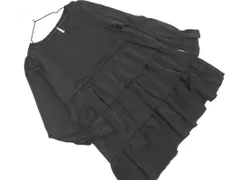 VICKY ビッキー ティアード チュニック ワンピース size2/黒 ■◇ レディースのサムネイル