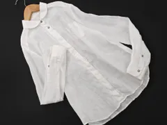 OLD ENGLAND オールドイングランド リネン100% 長袖 ブラウス シャツ size34/白 ■◇ レディースのサムネイル