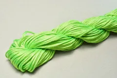 ビーズクラブ アクリル紐 黄緑 25m 1mm ストラップ ブレスレット 編み ハンドメイドのサムネイル