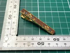 和柄 ネクタイピン 梅 うめ 象嵌風 飾り彫り タイバー ヴィンテージ レトロ アンティーク メンズ スーツ 紳士 小物