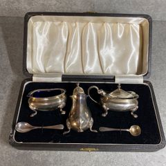 純銀製 酒器セット 徳利 盃 槌目模様 - メルカリ