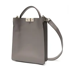 フェンディ / FENDI　ピーカブー エックス ライト スモール / ショルダーバッグ　7VA611　セレリアレザー　グレー系 【中古】のサムネイル