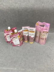 <セット販売>LUX スーパーリッチシャイン うねりケア6点セット シャンプー本体400g×1 コンディショナー本体400g×1 詰め替え用シャンプー560g×1 詰め替え用コンディショナー560g×1 トリートメント300g×2のサムネイル