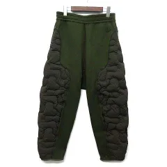 モンクレール MONCLER GENIUS × サレヘベンバリー SALEHE BEMBURY ダウン ジャージー サルエル パンツ 2023AW カーキ XS I209D8H00001のサムネイル