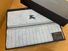UW265161890　バーバリー　タオルケット　ブルー　未使用のサムネイル