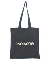 前橋 限定】everyone ぼかしロゴ トートバッグ 黒 - メルカリ