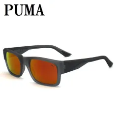 プーマ PUMA PU0438S 004 サングラス グローバルフィット メガネ 眼鏡 UVカット 紫外線カット メンズ レディース ミラー レッド グレーのサムネイル