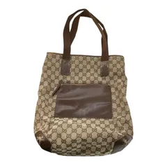 186005 GUCCI グッチ トートバッグ GGキャンバス A4 ブラウン