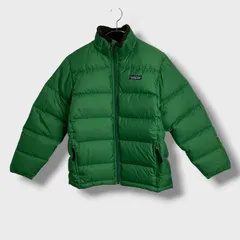 ☆Patagonia☆キッズダウンジャケット☆グリーン☆L（12）☆グースダウン☆F26Mのサムネイル