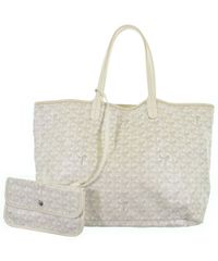 Goyard ゴヤール サンルイ PMトートバッグ ホワイト タグ保存袋付き
