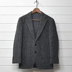 ピルグリム トゥモローランド ハリスツイード ジャケット 42 グレー PILGRIM TOMORROWLAND Harris Tweed｜24c2502のサムネイル