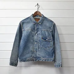 オアスロウ orslow 1st type デニムジャケット ペンキ加工 ダメージ加工 S｜24i1951のサムネイル