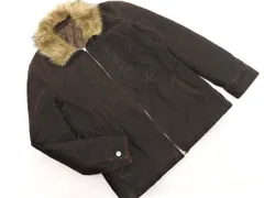 ABAHOUSE アバハウス フェイクファー 2WAY 中綿 ジャケット size3/ブラウン ◇■ メンズのサムネイル