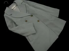 PROPORTION プロポーション ボディドレッシング ウール混 タック コート sizeS/水色 ◇■ レディースのサムネイル
