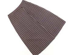 新品 TRANS WORK トランスワーク 総柄 ロング スカート size34/黒 ■■ レディースのサムネイル