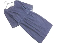 Max Mara マックスマーラ WEEK END デニム 5分袖 ワンピース size36/濃紺 ■◇ レディースのサムネイル