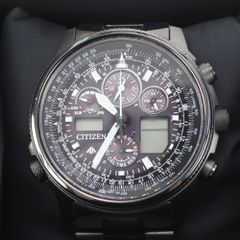 美品 CITIZEN シチズン プロマスター SKYシリーズ クロノグラフ 電波ソーラー JY8025-59E 腕時計 ブラック 黒 メンズ MEM DM9-9 美品 CITIZEN シチズン プロマスター SKYシリーズ クロノグラフ 電波