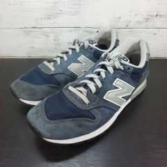 ニューバランス ML574 E12 24.5cm グレー × ネイビー - メルカリ